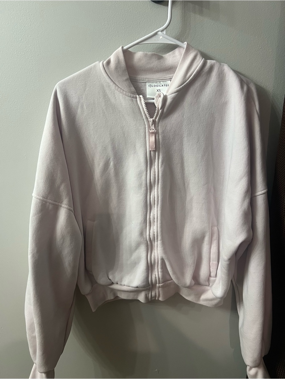 Light Pink Bomber Jacket